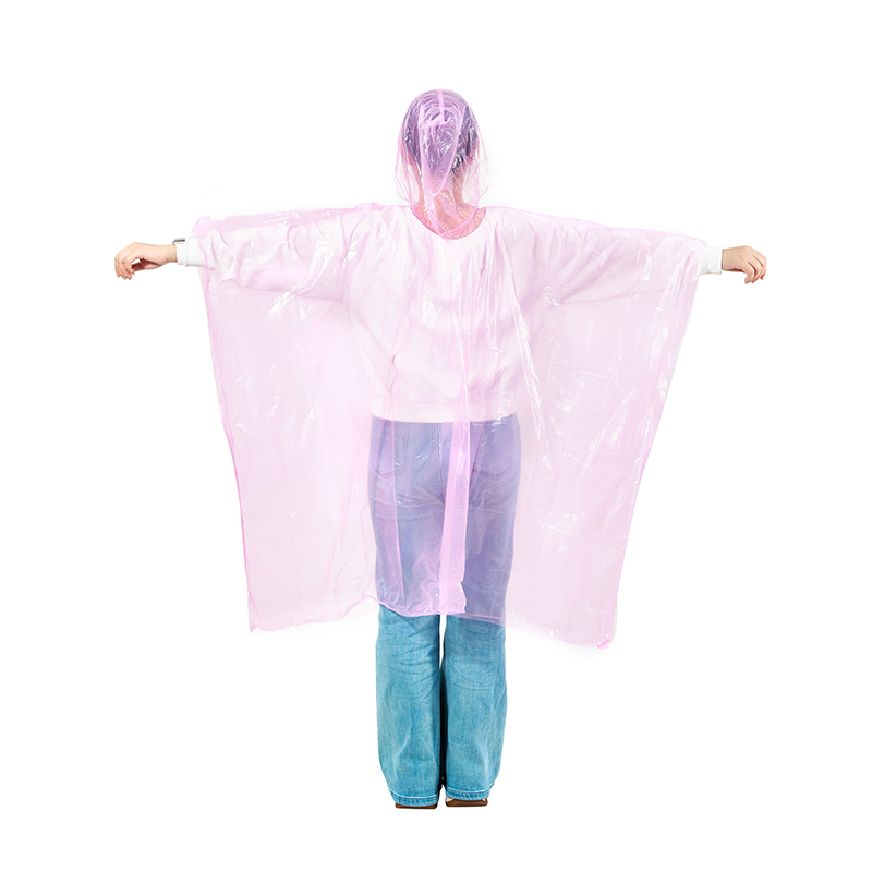Disposable PE Rain Poncho