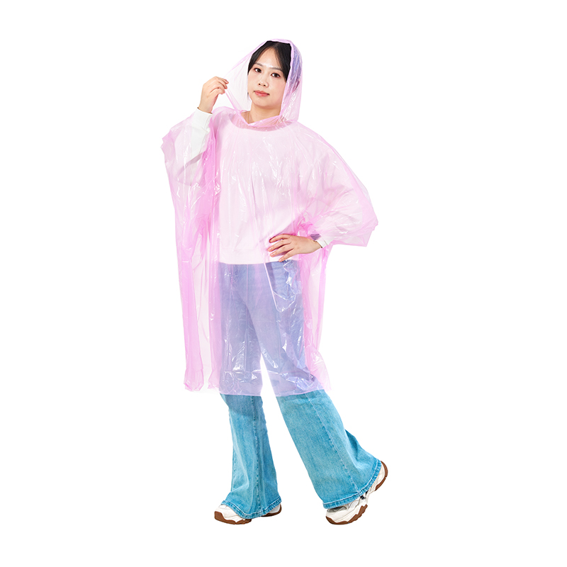 Disposable PE Rain Poncho