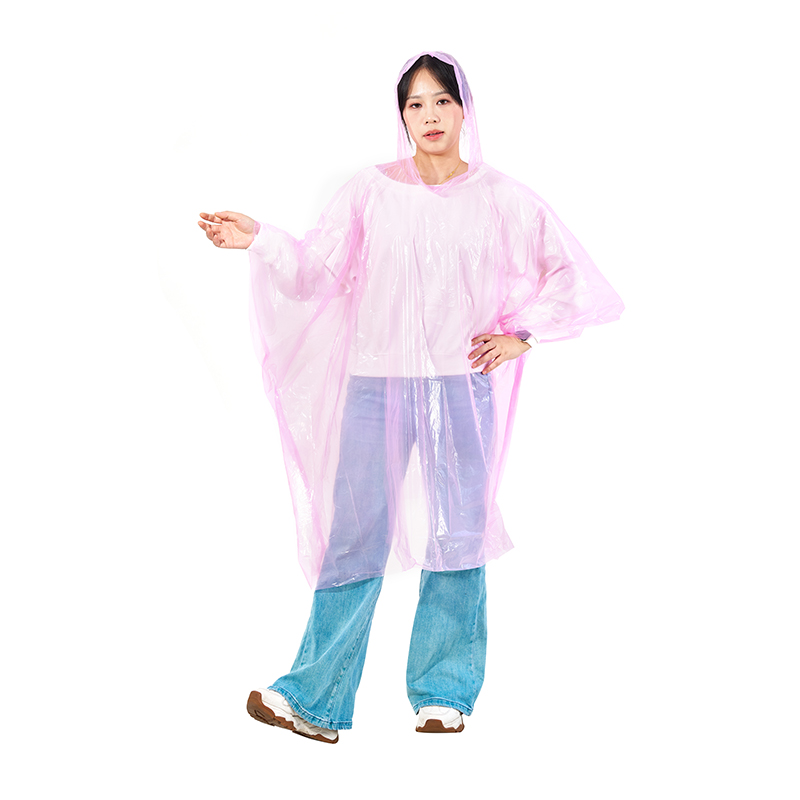 Disposable PE Rain Poncho