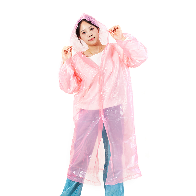 Disposable Open-Front Raincoat
