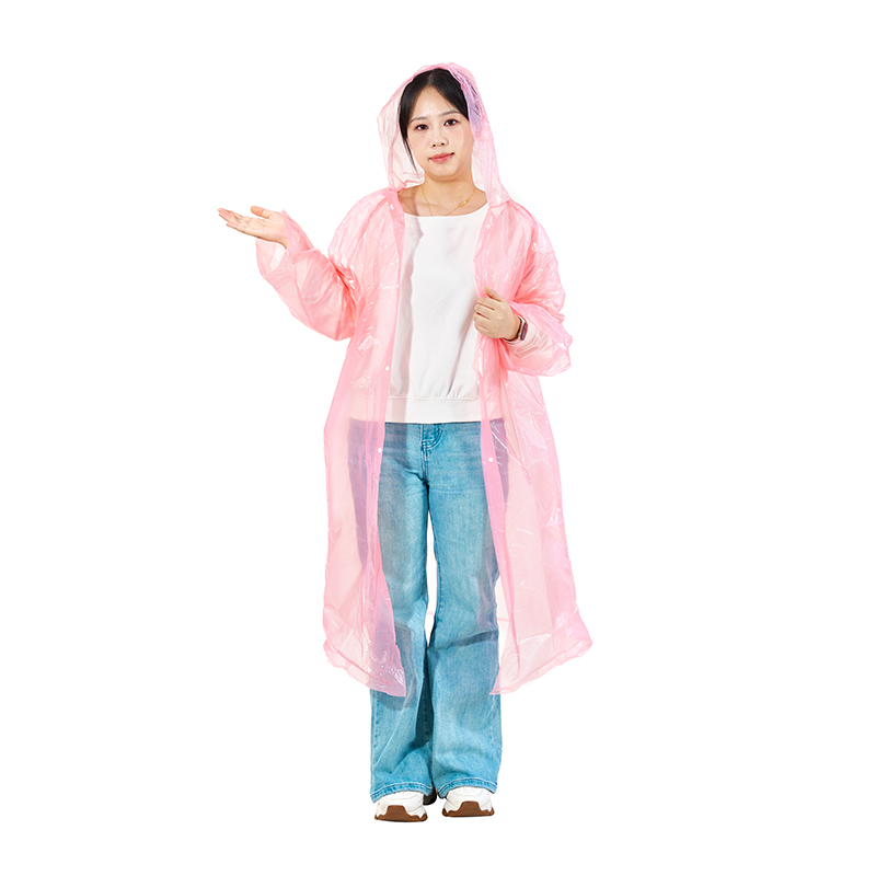Disposable Open-Front Raincoat