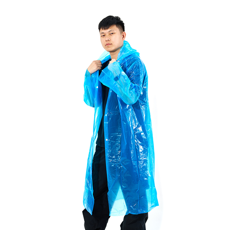 Disposable Open-Front Raincoat