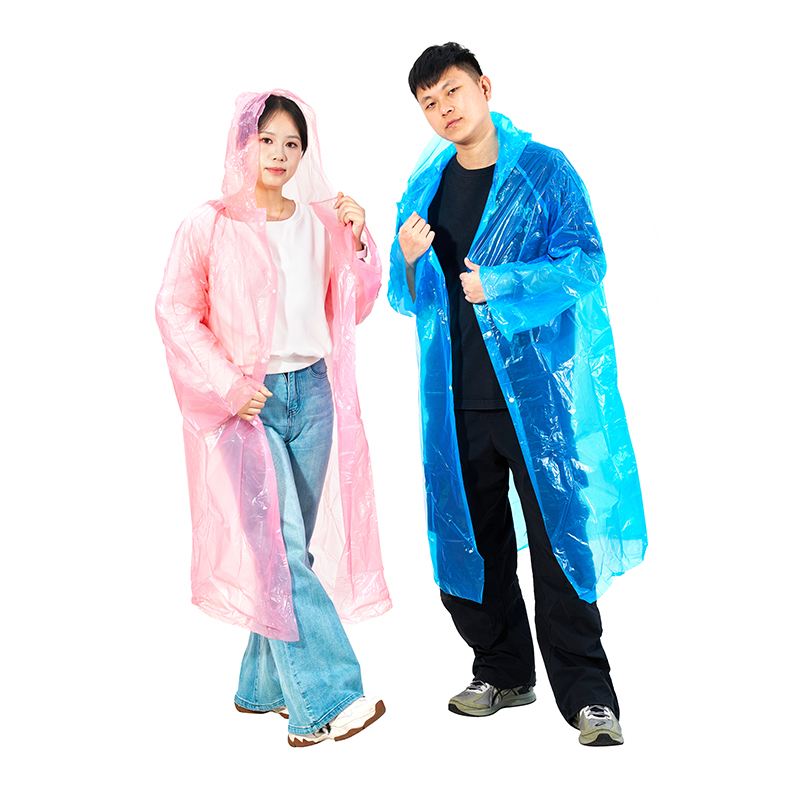 Disposable Open-Front Raincoat