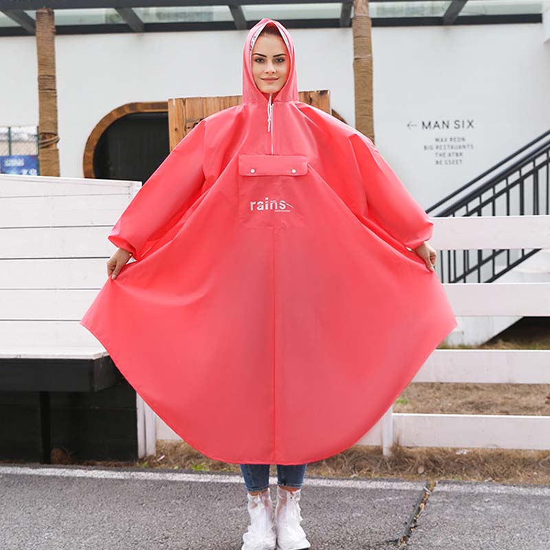 Waterproof Hooded Electric Scooter Rain Poncho