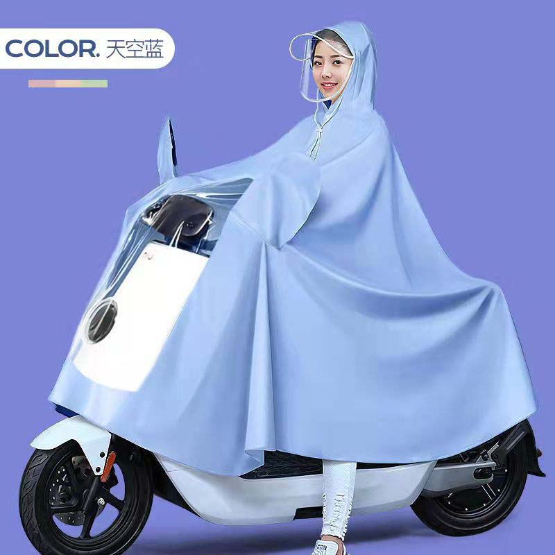 Thickened And Enlarged Electric Vehicle Raincoat
