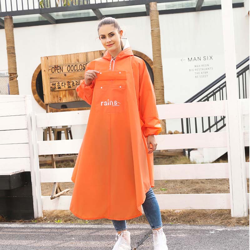 Waterproof Hooded Electric Scooter Rain Poncho