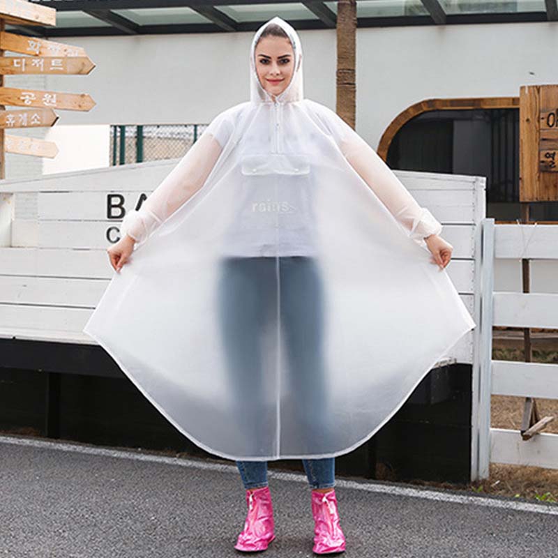 Waterproof Hooded Electric Scooter Rain Poncho