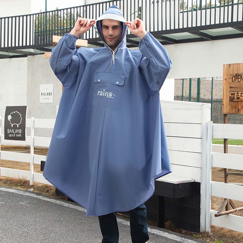 Waterproof Hooded Electric Scooter Rain Poncho