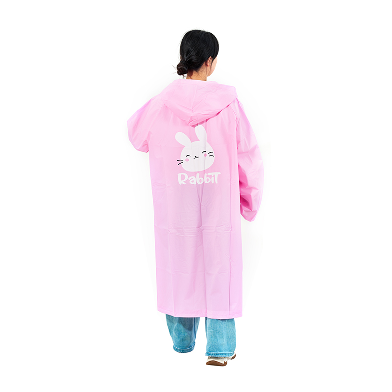 Portable And Loose Long Raincoat