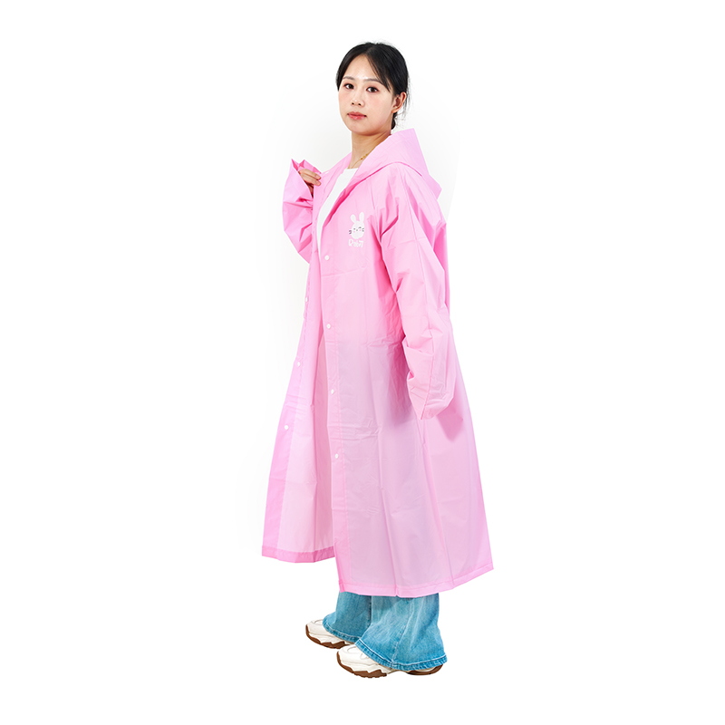 Portable And Loose Long Raincoat