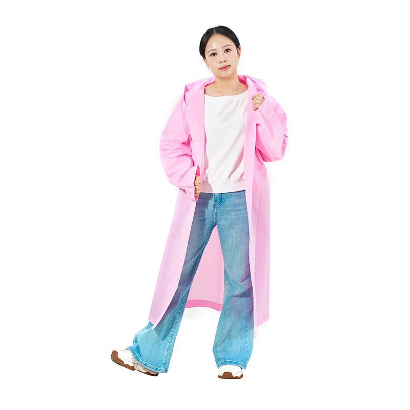 Portable And Loose Long Raincoat