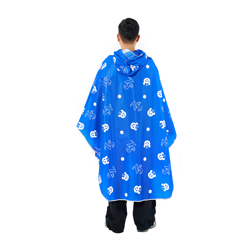 Thickened Full-Print Rain Poncho