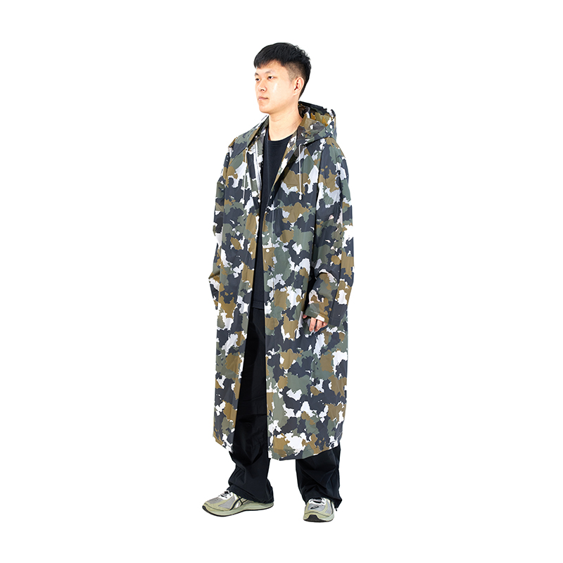 Thickened Front-Opening Raincoat
