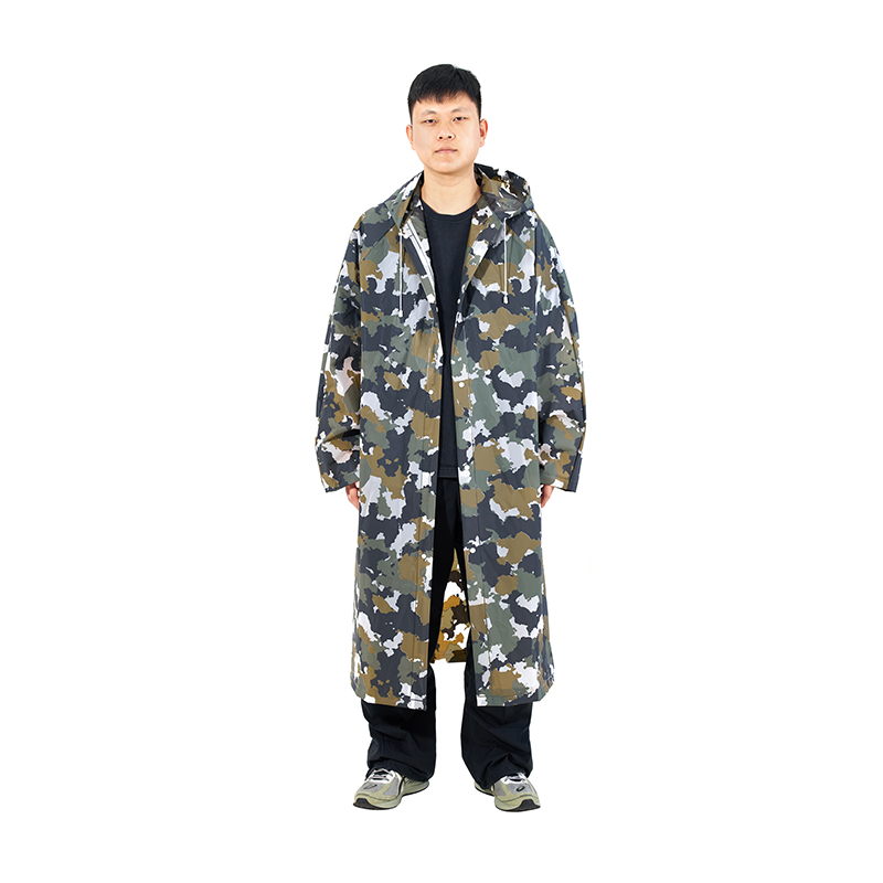 Thickened Front-Opening Raincoat