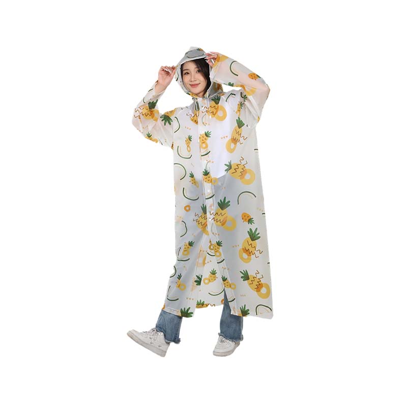 EVA Full-Print Long Raincoat
