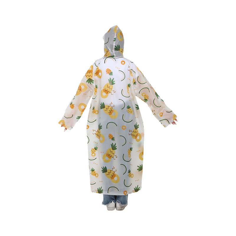 EVA Full-Print Long Raincoat