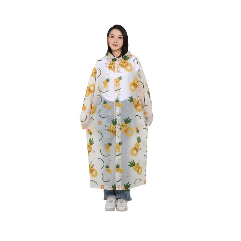 EVA Full-Print Long Raincoat