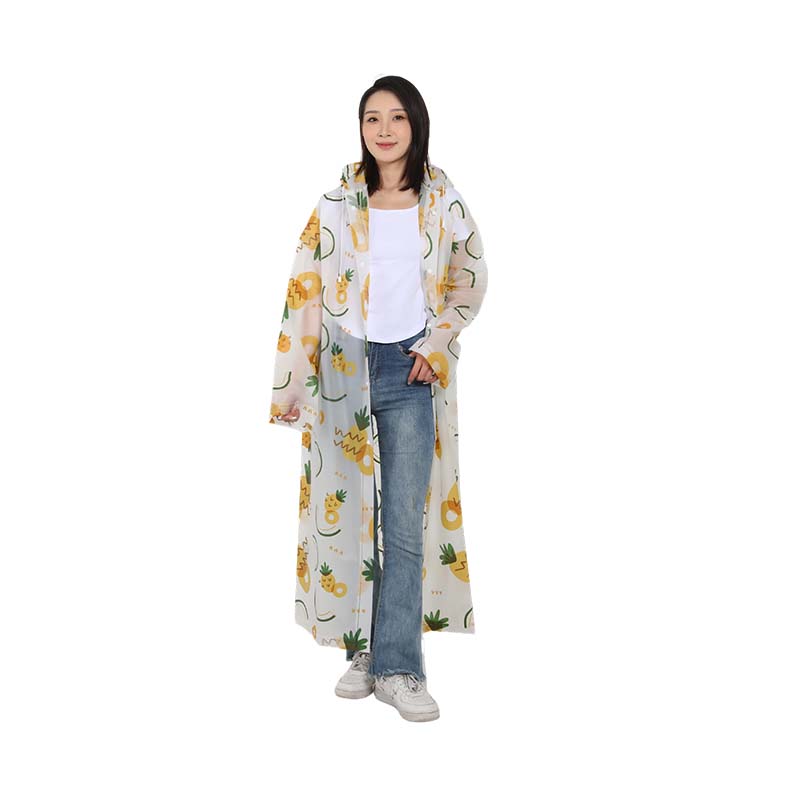 EVA Full-Print Long Raincoat
