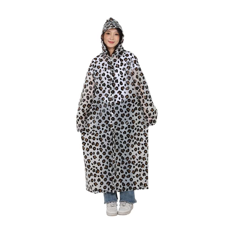 EVA Full-Print Long Raincoat