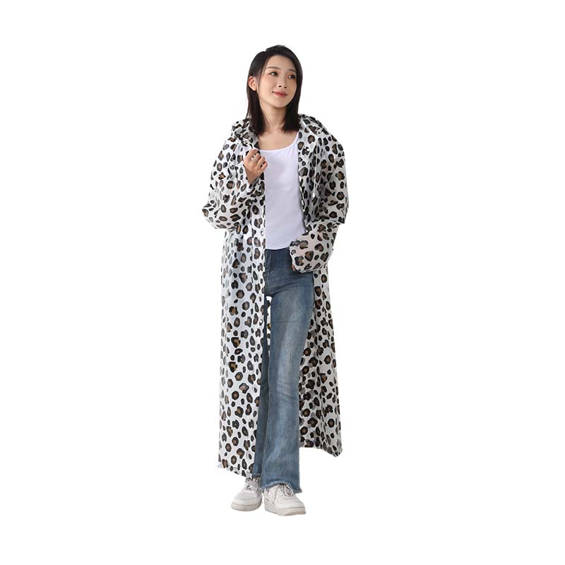 EVA Full-Print Long Raincoat