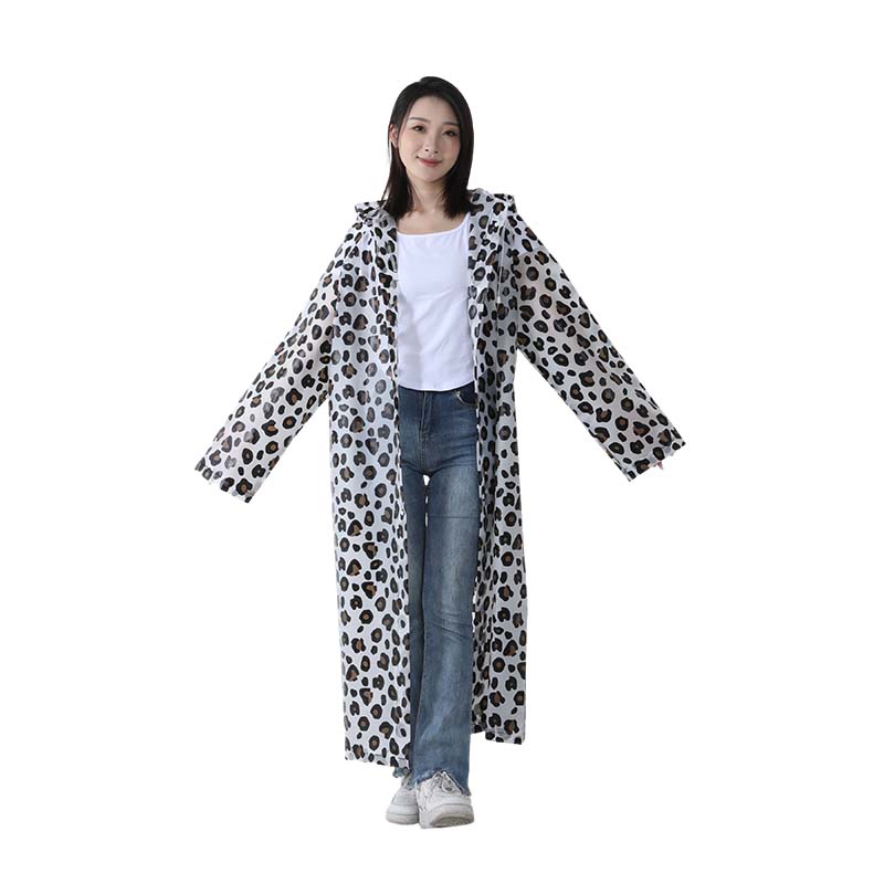 EVA Full-Print Long Raincoat